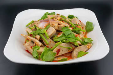 Yam moo yor, Pork Vietnamese Sausage Salad.