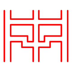 Obraz premium Crossroads icon