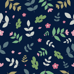 Seamless floral pattern EPS Vector