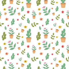 Seamless floral pattern EPS Vector