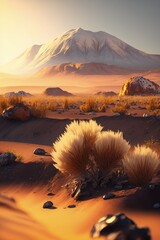 Desert in Chile, Atacama, Travel and tourism, Poster