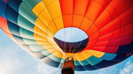 Obraz premium Banner for hot air balloon festival