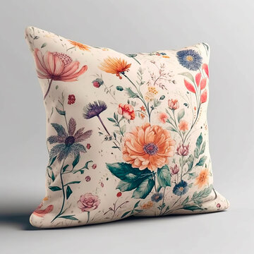Cojin de flores