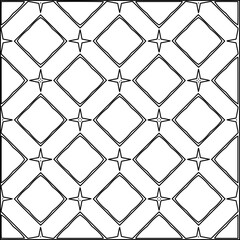 Fototapeta premium Geometric pattern of lines. Black and white pattern for web page, textures, card, poster, fabric, textile.