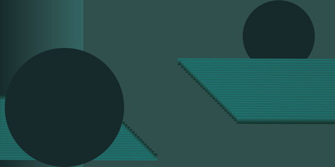  square triangle circle background with bluish green color 