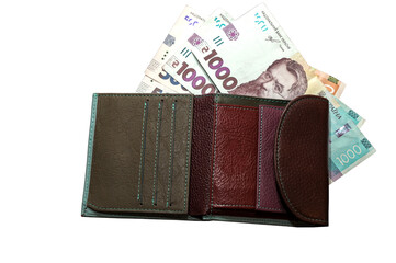 Ukrainian money in pocket