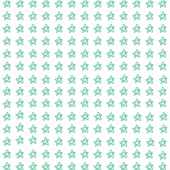 Moroccan pattern green stars 