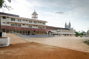 Fototapeta premium St. Lawrence minor basilica at Attur, Karkala, India
