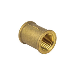 coupling for a metal pipe isolated from the background