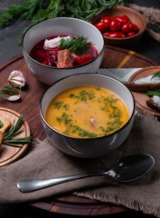 vegetable soup with meat