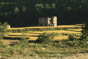 ネパールの田舎の風景