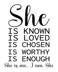Fototapeta premium She is known eps