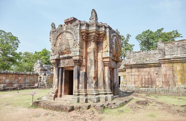 The Khmer Temple of Phnom Rung, Built Atop a Volcano in Buriram Province, Thailand