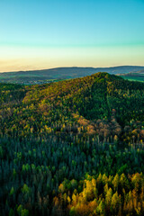 Kurze Abendwanderung zu den Schrammsteinen bei Bad Schandau - Sächsische Schweiz - Deutschland