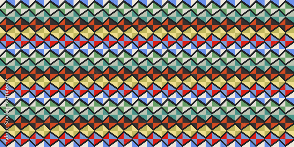Poster Texture rhombus repeating pattern. For print and seamless surfaces.