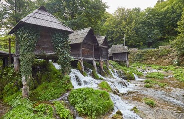 The Historic Watermills Located Outside of Jajce, Bosnia and Herzegovina