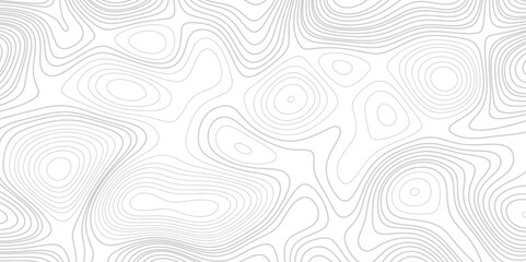 Abstract topographic contours map background, Topography and geography map grid abstract backdrop. The concept of conditional geographical pattern and topography. Wide size. Vector illustration. 