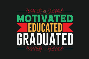 Fototapeta premium motivated educated graduated
