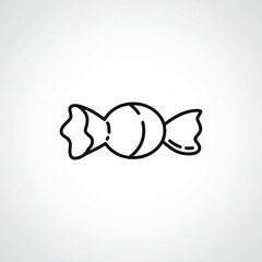 Candy line icon, Candy linear icon
