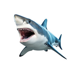 Fototapeta premium shark on a transparant background, PNG