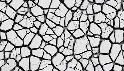 Seamless broken cracks background texture.Crackle pattern transparent grunge overlay.Barren drought concept wallpaper, dry desert backdrop, wallpaper design, digital art, graphic design Generative AI