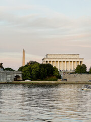 Washington, DC Lincoln Memorial and Washington Momument
