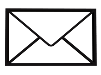 Mail icon isolated