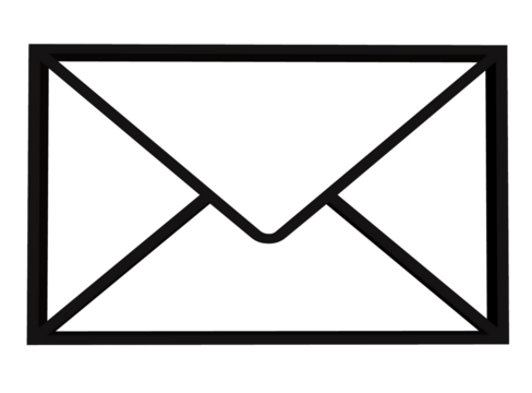 Mail icon isolated