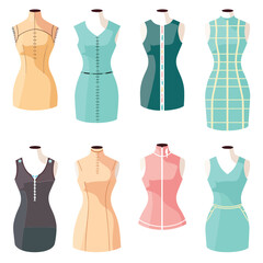 set of dresses