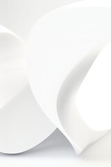 Abstract shape background with curvy lines and white color tone.