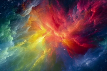 Fototapeta na wymiar Colorful galaxy background.