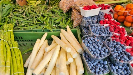 Obst und Gemüse am Markt