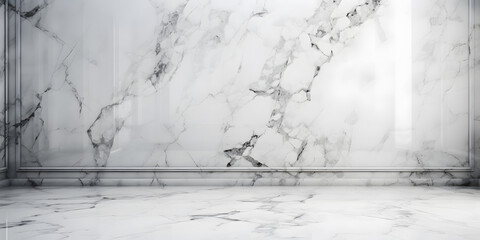 white, black marble texture background. Generative AI 