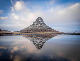 Fototapete Kirkjufell Landscape of Iceland - Kirkjufell 