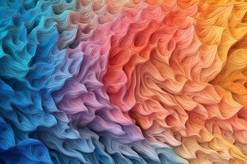 rainbow colors, textured, pastelle