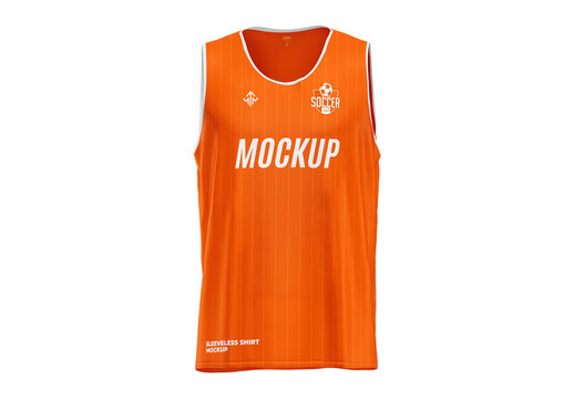 Sleeveless Shirt Mockup - Front View 