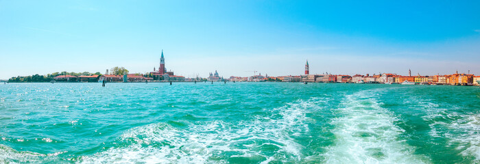 City of Venice, Italy, on a sunny summer day