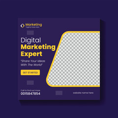 Digital Marketing agency social media post design and Instagram post  banner ads design  