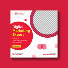 Digital Marketing agency social media post design and Instagram post  banner ads design  