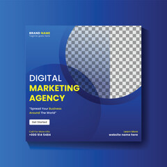 Digital Marketing agency social media post design and Instagram post  banner ads design  