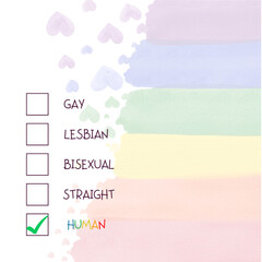 Rainbow Day, Happy Pride Illustration