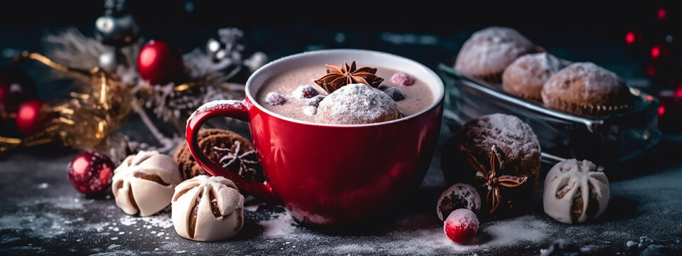 Festive Delights Unveiled: Christmas Hot Cocoa and Marshmallow Charm