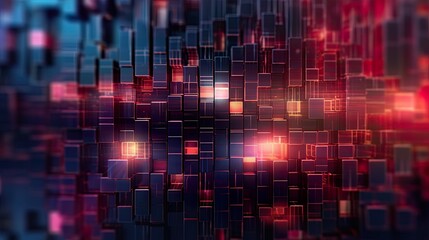 Abstract cyberpunk background with neon details. AI Generative Art.