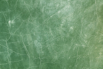 Beautiful green background with leather texture