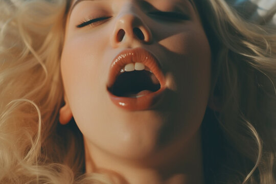 strong emotions and feelings, female feeling, satisfying, desire and loss of control, fictitious reason