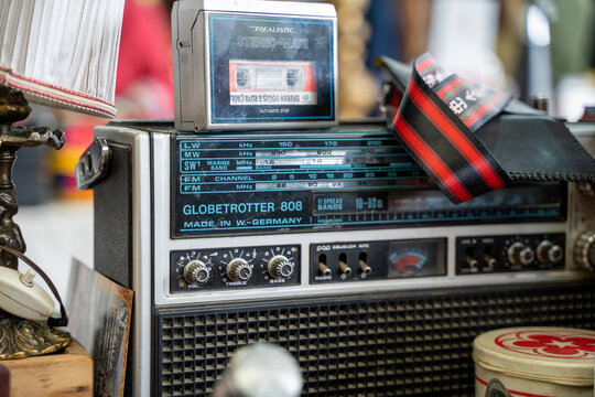 Nordmende Globetrotter 808 old radio. Ankara, Turkey - May 7, 2023.