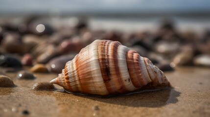 Fototapeta na wymiar Seashell Beauty, Created by AI