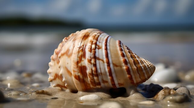 Seashell Beauty, Created by AI