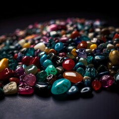 Sparkling Gemstones, Generative AI