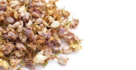 Dried jasmine flowers for tea